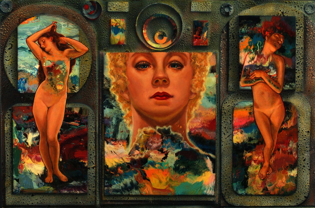 Acrylic and Lacquer on Board, 48in x 32in - 2003 